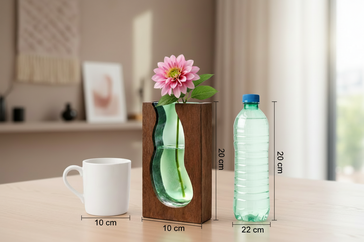 PrimaHome™ EmeraldWave Glasvase