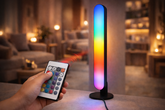 PrimaHome™ ColorAura RGB LED Tischlampe mit Fernbedienung