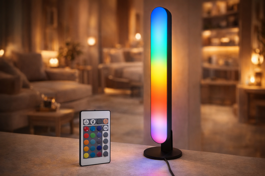 PrimaHome™ ColorAura RGB LED Tischlampe mit Fernbedienung