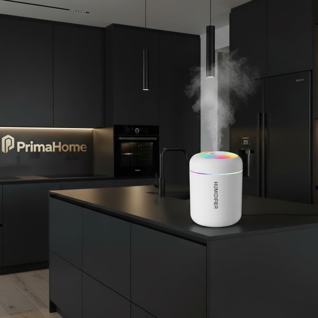 PrimaHome™ SwissMist – Mini-Luftbefeuchter mit LED-Ambientelicht