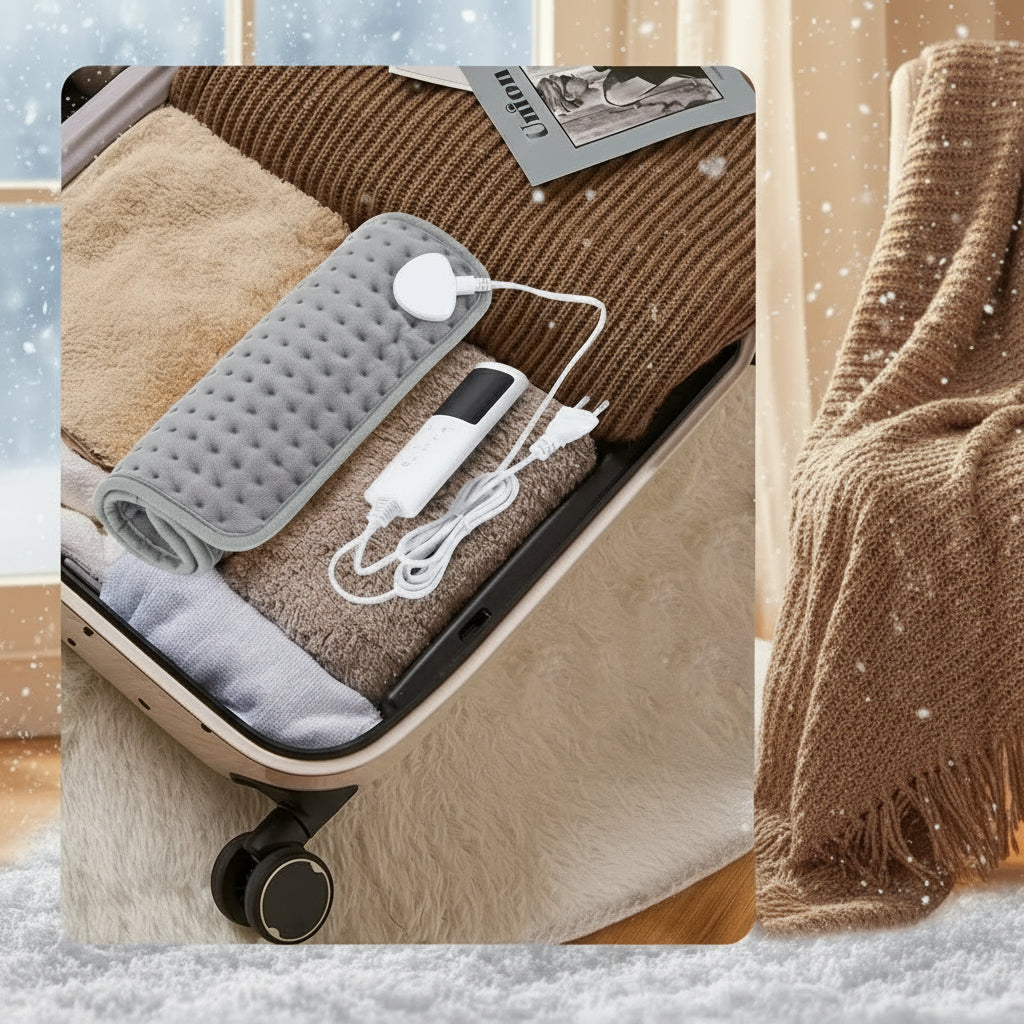 Electric Heating Pad Blanket 9 Level 4 Mode Timer Heating Pad for Shoulder Neck Back Spine Leg Winter Warm