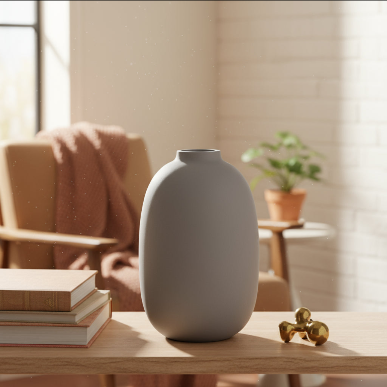 PrimaHome™ SwissVase – Minimalistische Keramikvasen im skandinavisch-schweizer Design