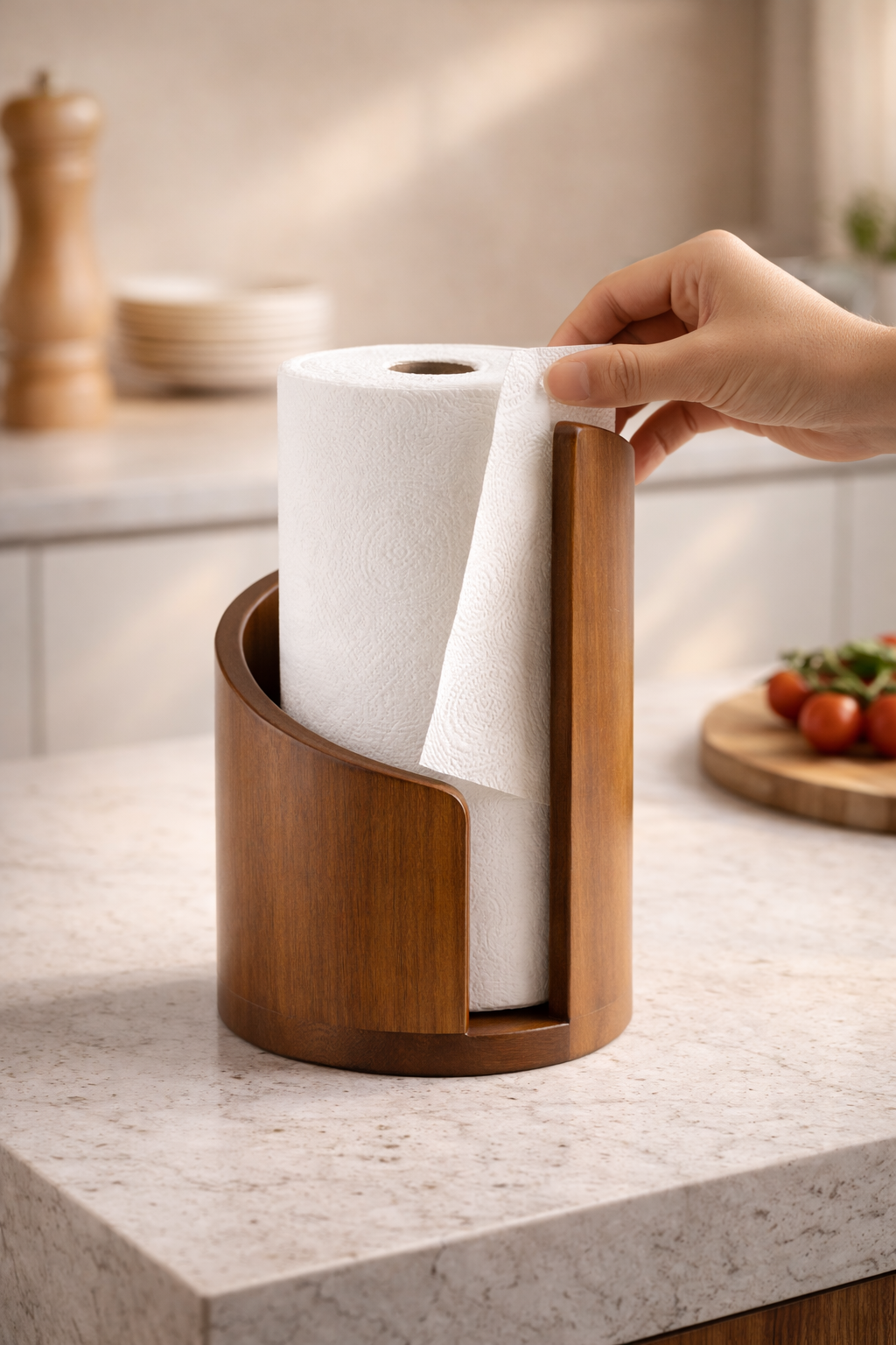 PrimaHome™ WoodLine Premium Küchenrollenhalter