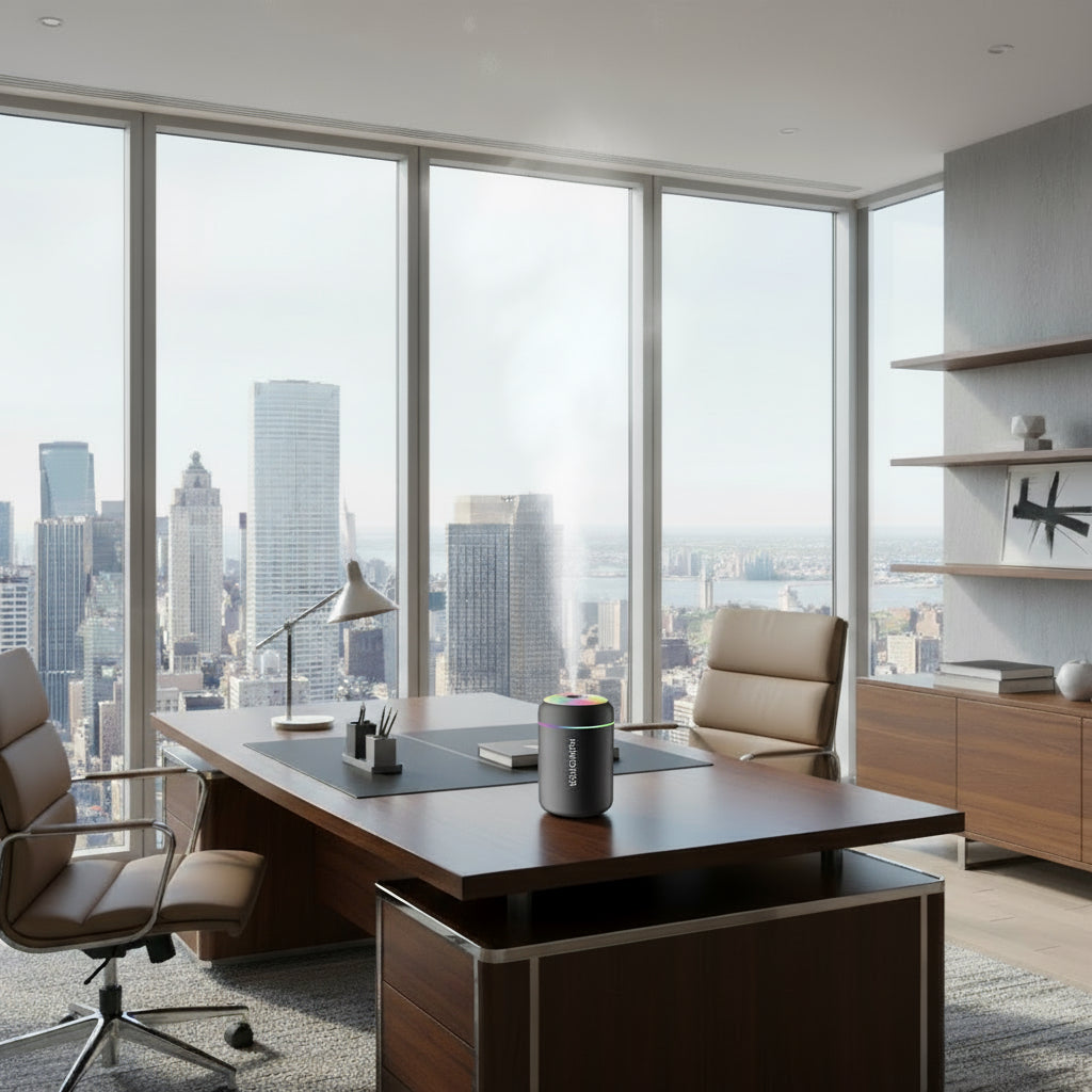 PrimaHome™ SwissMist – Mini-Luftbefeuchter mit LED-Ambientelicht