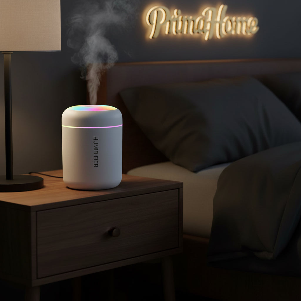 PrimaHome™ SwissMist – Mini-Luftbefeuchter mit LED-Ambientelicht