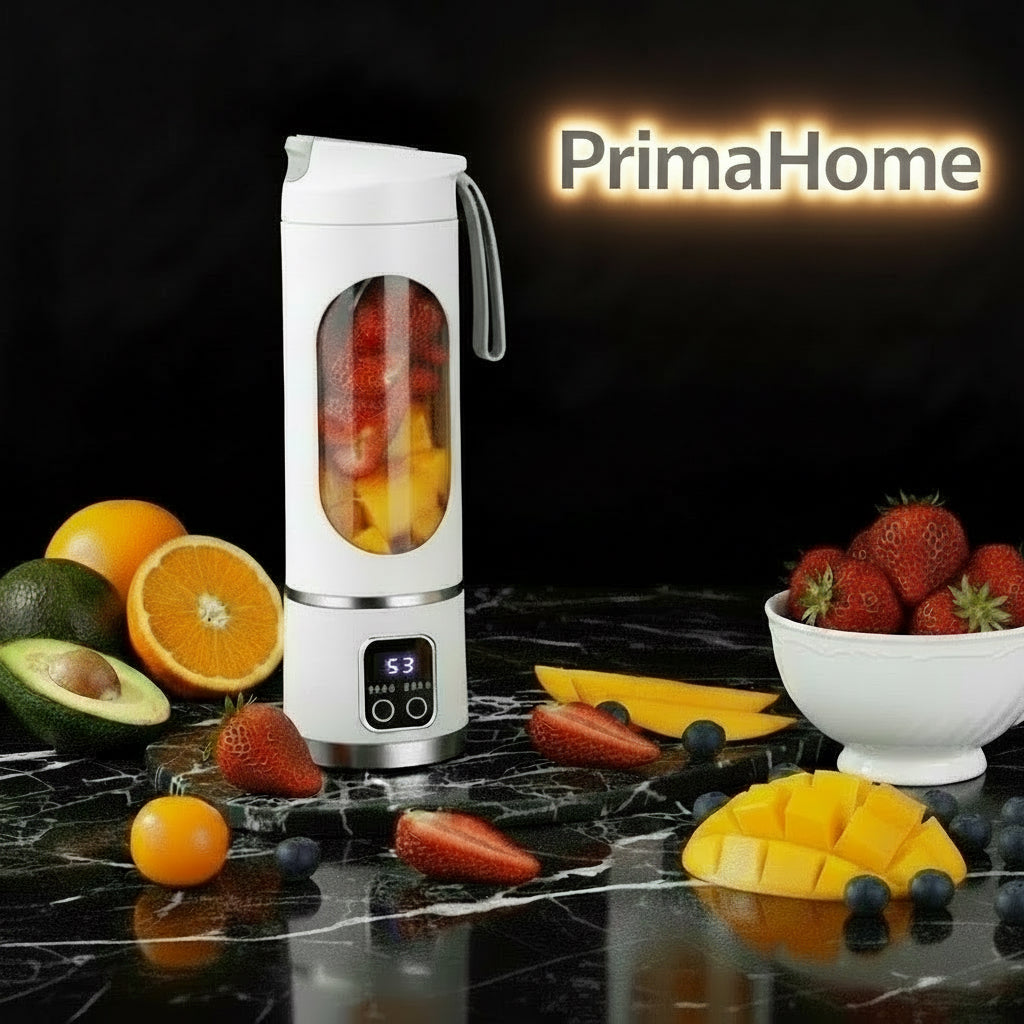 PrimaHome™ SwissBlend Pro – Tragbarer Smoothie-Mixer mit Display