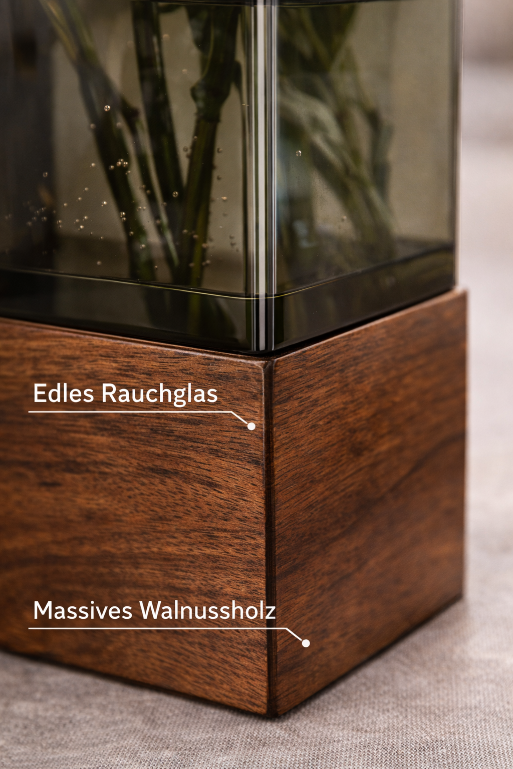 PrimaHome™ EmeraldGlow Premium Glasvase