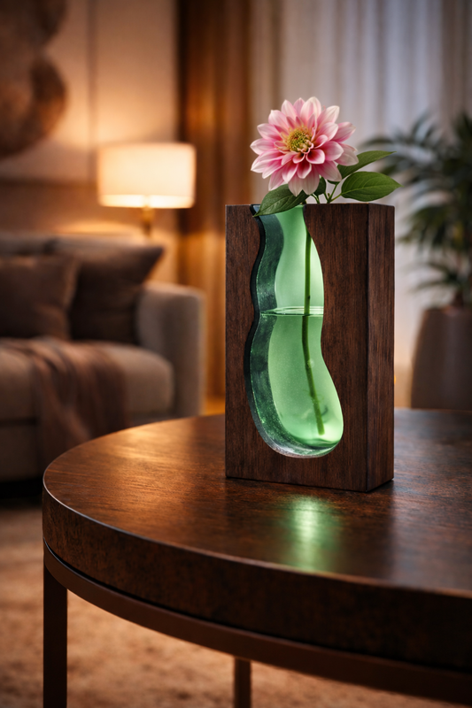 PrimaHome™ EmeraldWave Glasvase