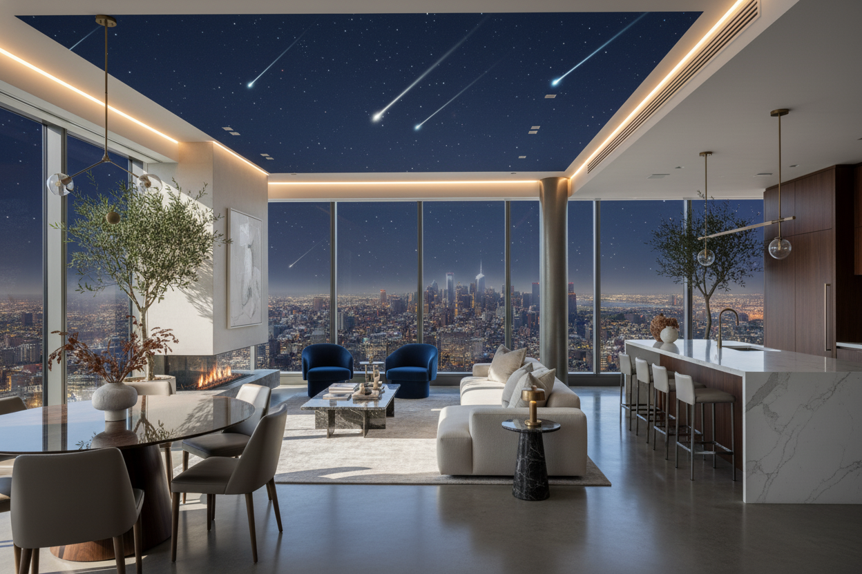 mach es das es nacht draussen ist mit sternschnuppen