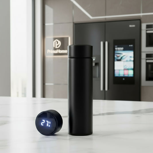PrimaHome™ – Intelligente Edelstahl-Thermoflasche mit Temperaturanzeige (500 ml)